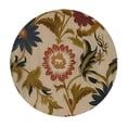 thumbnail image 2 of WYYP  Luxury Velvet Red Decor Table Cloth Table,Reddish Brown Floral Vintage Pattern Table Cover,Fabric Decoration Tablecloth for Kitchen,Parties,Banquets,Thanksgiving, White, 2 of 7