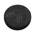 thumbnail image 3 of Multi-Size Car Tire Dust Cover Sunscreen, Corrosion, Dust And Water Keep Spare Tires Clean Snake Skin Print Style On The Backgroud Of Darkgray_3 17 Inch, 3 of 8