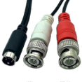 thumbnail image 3 of S-video 4pin Male Plug To Two Bnc Male Plug Y Splitter Connector Adapter Cable Cord 25cm/1.5m, 3 of 5
