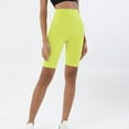 thumbnail image 2 of aidice Biker Shorts Women Summer Slim Fitting High Waisted Belly Control Breathable Yoga Workout Shorts, 2 of 3