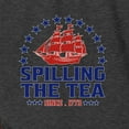 thumbnail image 6 of Wild Bobby Spilling The Tea Since 1773 Women Tri-Blend Racerback Tank Top, 6 of 6