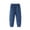 Navy, variant on FAIWAD Kids Plush Lounge Pants Elastic Waist Cable Knit Fleece Pants Boys Girls Soft Fall Winter Wear