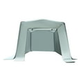 thumbnail image 6 of Motorcycle Outdoor Storage Shed, Carport with Roll-up Door, Carport for Motorcycle, Bike 3*1.8*1.8m/10*6*6ft Grey, 6 of 12