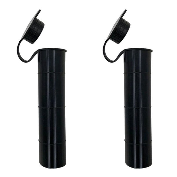 Lipstore 2x Rubber Insert Tube For Fishing Rod Holder Support Black
