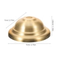 thumbnail image 4 of FUTUREORYY 1Set Brass Finial for Lamp Shades Classic Design for Lamp Fixture in Living Room, 4 of 5