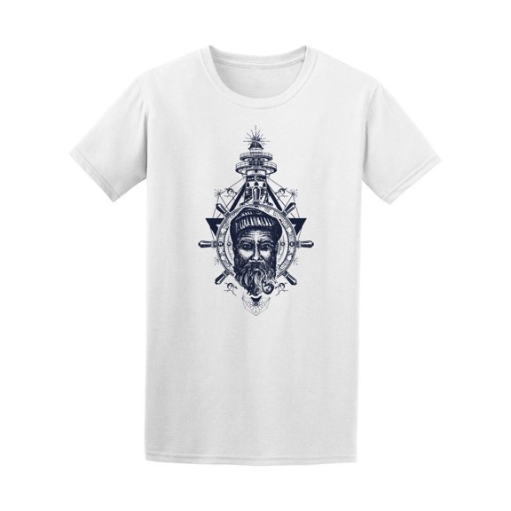 Old Sailor, Lighthouse Sea Love Tee Men's -Image by Shutterstock