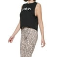 thumbnail image 2 of Calvin Klein Women's Printed High Rise 7/8 Leggings Brown Size Medium, 2 of 3