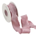 thumbnail image 2 of Pink Season 2.5/4cm Gift Packing Ribbon Ruffle Wavy Edges Textured Overlock Soft Pure Color Bouquet Wrapping Ribbon Valentine's Day Supplies, 2 of 8