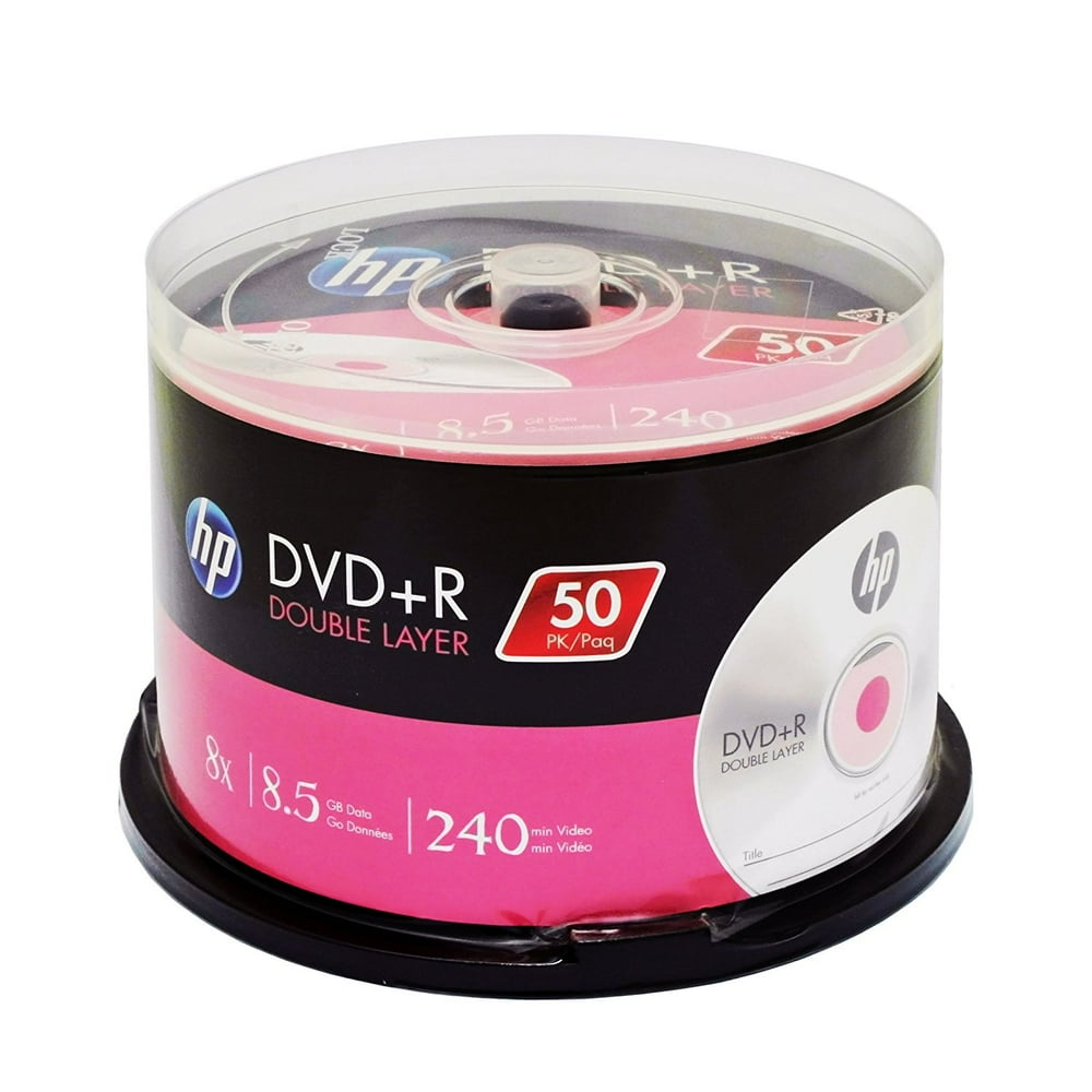 HP DVD+R DOUBLE LAYER BRANDED 8X 8.5GB 240min Video