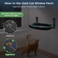 thumbnail image 2 of Hamaca Plegable para Gatos HiPetpy con Brillo en la Oscuridad para Ventana, 2 of 7