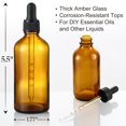 thumbnail image 4 of Frascos cuentagotas AOZITA 100 ml (paquete de 4) con pipetas de vidrio, 4 of 9