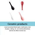 thumbnail image 4 of Ceramic Spoon Safe Tableware Multifunctional Coffee Utensils Soup Spoons Dinnerware Accessories Household Kitchen Home Supplies Pink, 4 of 6