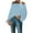 Sky Blue, variant on Off the Shoulder Tops for Women Ruched Long Sleeve Casual Loose Solid Color Trendy Blouses