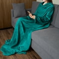 thumbnail image 2 of Catalonia Wearable TV Blanket with Sleeves Arms Micro Plush Fleece Wrap Throw Robe 73 x 51”, 2 of 7