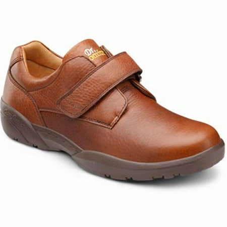 

Dr. Comfort William Men s Dress Shoe: 9.5 Wide (E/2E) Chestnut Velcro
