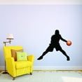 thumbnail image 1 of Custom Wall Decal Basketball Crossover Defense Move Score Team Vinyl Wall Decal - 10x20 Inches, 1 of 1