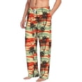 thumbnail image 6 of Susaid Colorful Hawaii Palms Print Mens Pajama Pants Set Sleep & Lounge Pants, PJ Bottoms with Pockets and Button Fly-XX-Large, 6 of 6