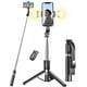 thumbnail image 1 of Selfie Stick Tripod with Light, 45'' Selfie Stick with Wireless Remote, Portable Phone Tripod Compatible with iPhone 15 Pro Max/15/14 Pro/14/13, Samsung S22/ S23 Ultra/Android Smartphone, 1 of 5