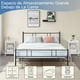 thumbnail image 4 of Cama Matrimonial de Metal, Color Negro (Sin Colchón, 197*141cm), 4 of 8