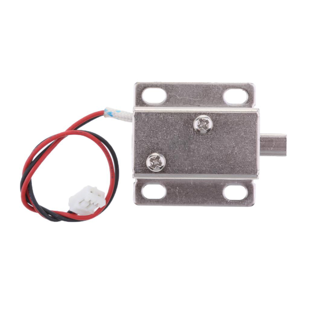 Universal Mini Electric Magnetic Lock 6V 1A for Door Gate Downwards Bolt 