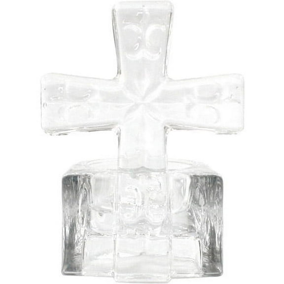 Better Homes & Gardens Religious Crystal Cross Tealight Candle Holder