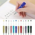 thumbnail image 2 of 4 Pcs Beadable Ballpoint Pen Bead Pen Smooth Writing Pen 1.0mm Stationery Pen Rhinestones Pen, 2 of 8