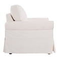 thumbnail image 2 of OSP Home Furnishings Ashton Slipcover Round Arm Chair, Ivory, 2 of 5
