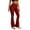 Red, variant on SETOOFF Women High Rise Flare Leg Yoga Pants Side Pockets Stretch Bootcut Workout Trousers Pull On Athletic Bottoms Gym Training Street Walking Loungewear Casual Daily Fitness Running Pants