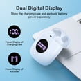 thumbnail image 2 of Bluetooth Headphones V5.3 Wireless Earbuds 50Hrs Battery Life with Charging Case & LED Power Display Deep Bass IPX7 Waterproof Earphones Microphone Stereo Headset for TV Smart Phone Laptop, 2 of 7