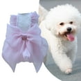 thumbnail image 3 of Adorable Pet Dress - Flowing Gauze And Bowknot - Soft Comfortable Stylish Dress, 3 of 8