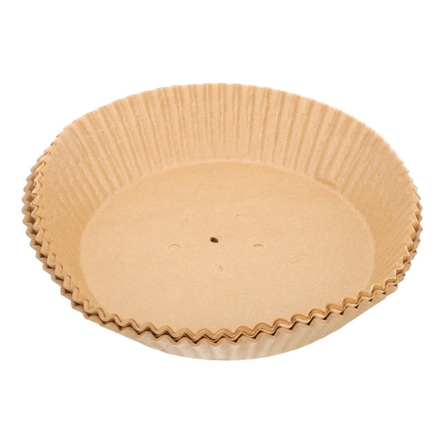 50pcs Air Fryer Paper Liner Air Fryer Paper Tray Hollow Paper Baking Tray
