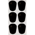 Vandoren Mouthpiece Cushions; Black; Thick; 0.80mm/.032"; Pack of 6