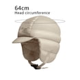 thumbnail image 2 of Gorro de esquí cálido de invierno, gorro impermeable cálido con solapa para las orejas para caza, Camping, motociclismo, 2 of 5