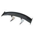 thumbnail image 1 of Car Trunk Spoiler Wing, Carbon Fiber Pattern GT Spoiler Wing Electroplating Base Adjustable Angle  For Car 300mm,175mm, 1 of 8