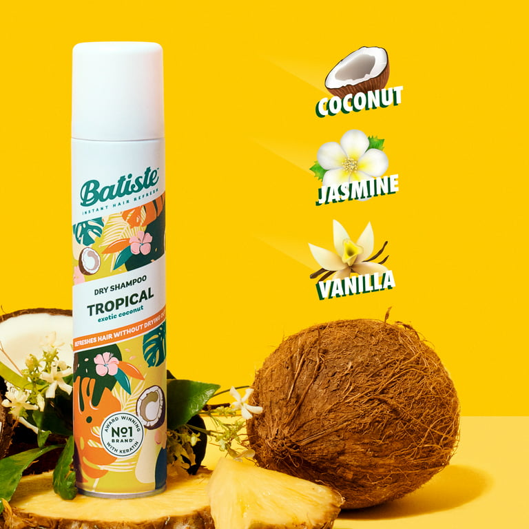 Vænne sig til bekræfte konkurrerende Batiste Dry Shampoo, Tropical Fragrance, 4.23 OZ. - Walmart.com