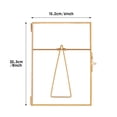 thumbnail image 3 of Table Photo Frame, Photo Frame, Metal Portrait Frame, Freestanding Home Decor 15 x, 3 of 8