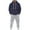 Navy#mens 1/4 zip sweatsuit, variant on Moxiu Men's Tactical Athletic Tracksuit 2 Piece Quarter Zip Hoodie & Cargo Jogger Set Gray,XXXL