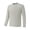 Silver, variant on UTSJKR Men's Outdoor Quick Dry Crew Neck Long Sleeve T-Shirt, Athletic Casual Top, Hiking Running Fitness Sports Daily Leisure Wear Silver S