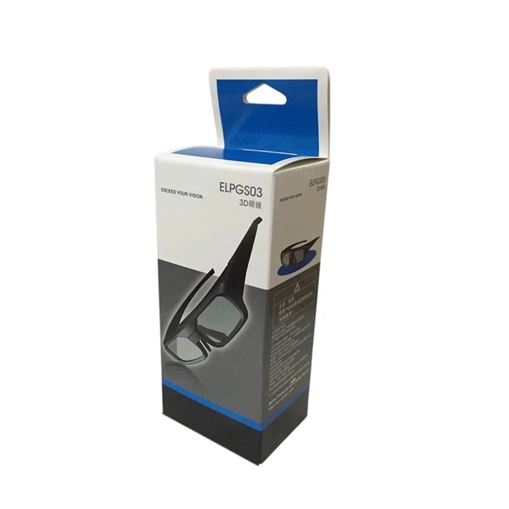 Epson ELPGS03 - 3D glasses - active shutter - black - for