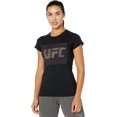 thumbnail image 1 of UFC Officially Licensed Womens Halftone T-Shirt Small Black, 1 of 4