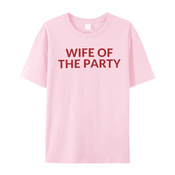 Wife of the Party T Shirt Funny Bride Graphic Tee Bachelorette Party Tshirt Bridal Shower Wedding Weekend Unisex Tee