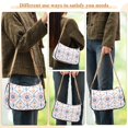 thumbnail image 4 of FORMRS Womens Shoulder Bag with Chain Strap Clutch Purse Cute Tote Handbag, Pink Mosaic Pattern, 4 of 7