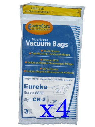 3 GE Canister CN1 CN-1 Vacuum Bags White Westinghouse Home Cleaning System Vacu 