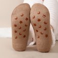 thumbnail image 7 of Fabrcox Womens Plush Indoor Slipper Socks, Christmas Holiday Print, Non Slip Grippers Cozy Winter Fuzzy Socks, Loungewear Sleep Socks for Home (F), 7 of 7