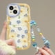 thumbnail image 4 of Flower Wrist Chain Phone Case For Samsung Galaxy A54 A55 A35 A24 A25 A15 A33 A34 A31 A32 A51 A52 A53 A71 A72 S24 Ultra Cover, 4 of 5