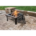 thumbnail image 3 of Outdoor Expressions 30 In. Slate Square Steel Fire Pit FTB-013SB, 3 of 4