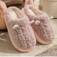 thumbnail image 2 of Womens Slippers Fuzzy Slippers Comfortable Women's Slippers For Home Warm Thick Soled Indoor Footwear With Design For Cozy Relaxation, 2 of 4