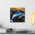 thumbnail image 6 of Dolphin Swim Seascape - Canvas, 6 of 25