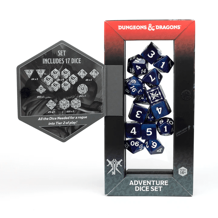 Sirius Dice: D&D Adventure Dice: Rogue Purple Refresh