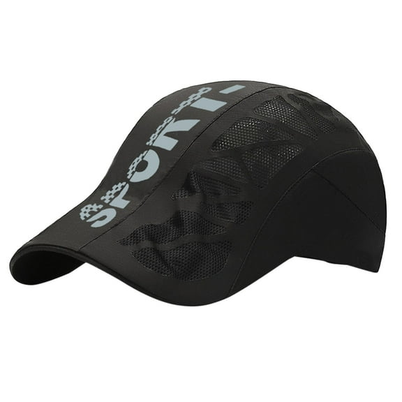 iHPH7 Funny Trucker Hats Running Hats for Women Gym Hat Sun Protection Hat Pony Tail Baseball Cap Women, Black One Size